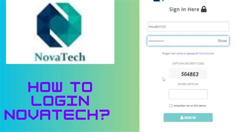 Sign In Here. . Novatech ltd login
